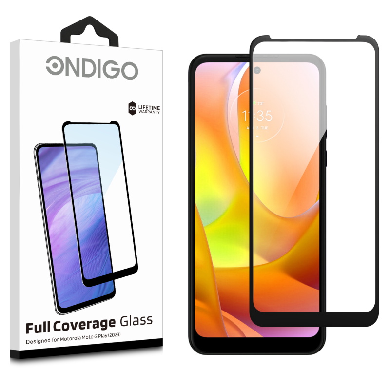 Picture of Full Coverage Glass Screen Guard for Moto G Play 2023