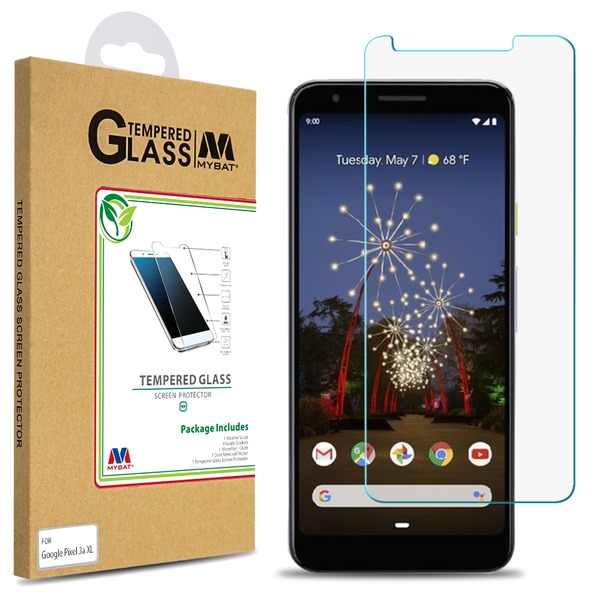 Picture of MyBat Tempered Glass Screen Protector (2.5D) for Google Pixel 3a XL - Clear