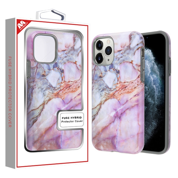 Picture of MyBat Fuse Series Case for Apple iPhone 11 Pro - Pink Marble