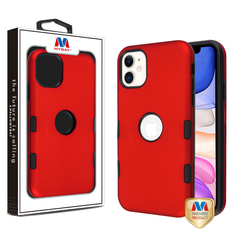 Picture of MyBat TUFF Subs Series Case for Apple iPhone 11 - Red