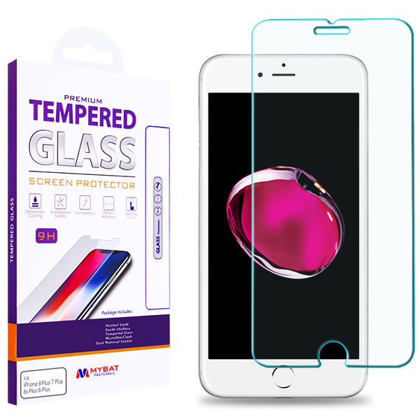 Picture of MyBat Tempered Glass Screen Protector (2.5D) for Apple iPhone 8 Plus/7 Plus / 6s Plus/6 Plus - Clear