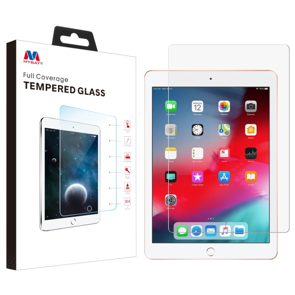 Picture of MyBat Tempered Glass Screen Protector for Apple iPad Air (A1474,A1475,A1476)/iPad Pro 9.7 (A1673,A1674,A1675) / iPad 9.7 (2018) (A1954,A1893) - Clear