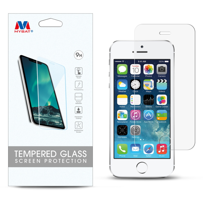 Picture of MyBat Tempered Glass Screen Protector (2.5D) for Apple iPhone 5s/5/iPhone SE / 5c - Clear