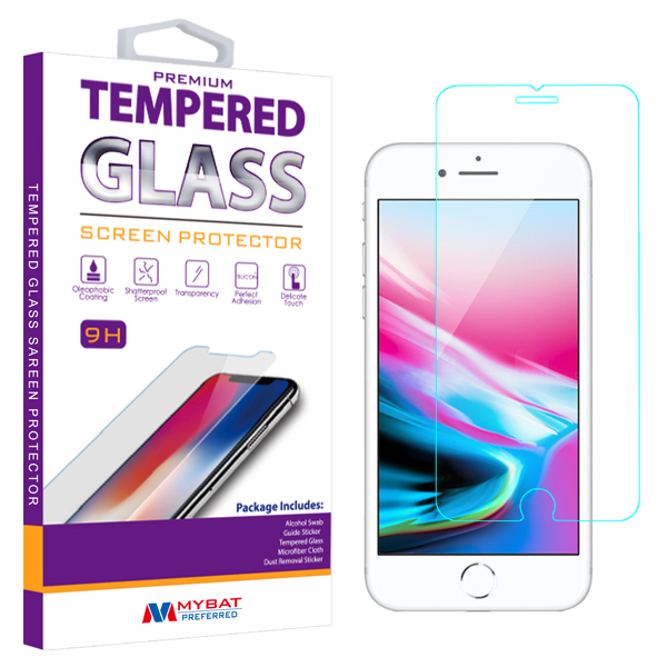 Picture of MyBat Tempered Glass Screen Protector (2.5D) for Apple iPhone 8/7/6s/6 - Clear