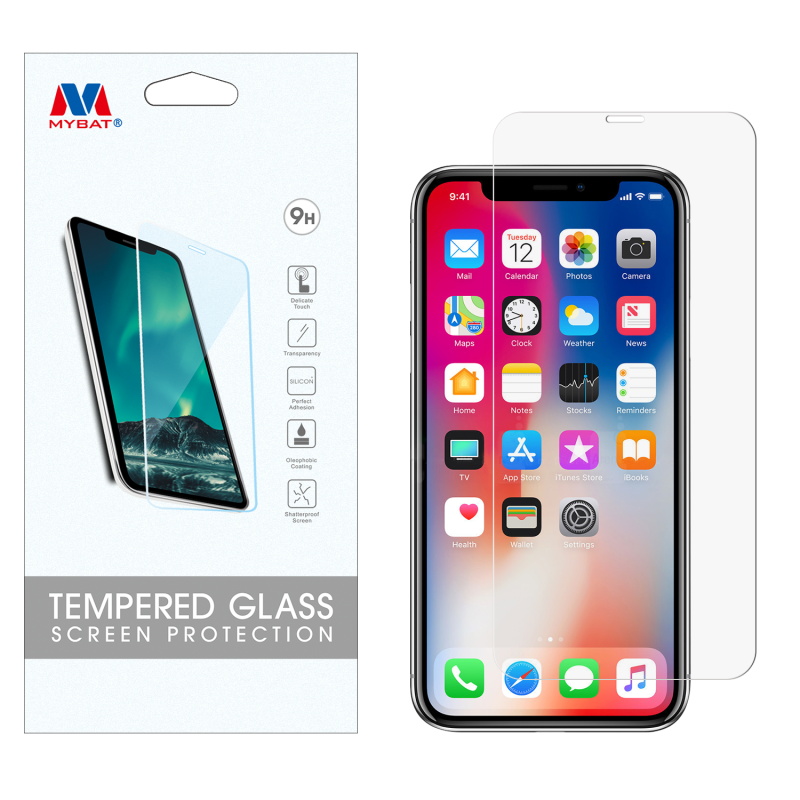 Picture of MyBat Tempered Glass Screen Protector (2.5D) for Apple iPhone XS/X / 11 Pro - Clear