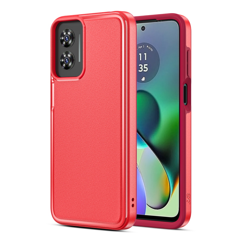 Picture of SYB Intact Series Case for Motorola Moto G Play 4G (2024) , Red