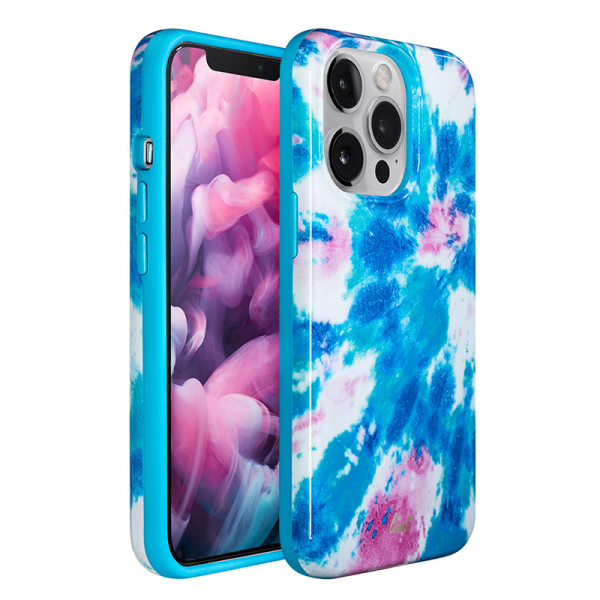 Picture of Laut Huex Tie Dye Case for Apple iPhone 13 Pro (6.1) - Sky Blue