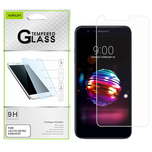 Picture of Airium Tempered Glass Screen Protector (2.5D) for Lg K10 (2018)/K30 / Harmony 2 - Clear