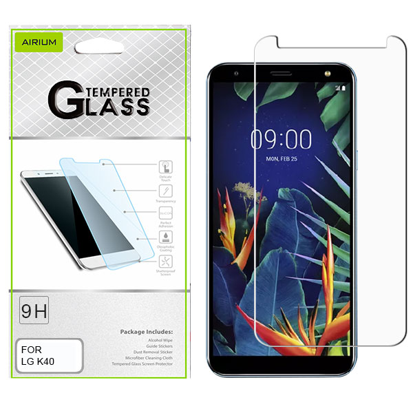 Picture of Airium Tempered Glass Screen Protector (2.5D) for Lg K40 / Harmony 3 - Clear