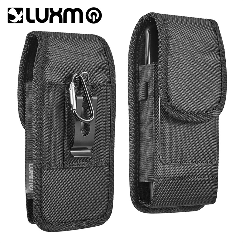 Picture of LUXMO Large Vertical Universal Nylon Pouch w/ Dual Card Slots - Black