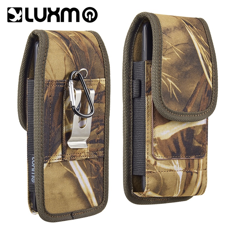 Picture of LUXMO Large Vertical Universal Nylon Pouch w/ Dual Card Slots - Tree Camo