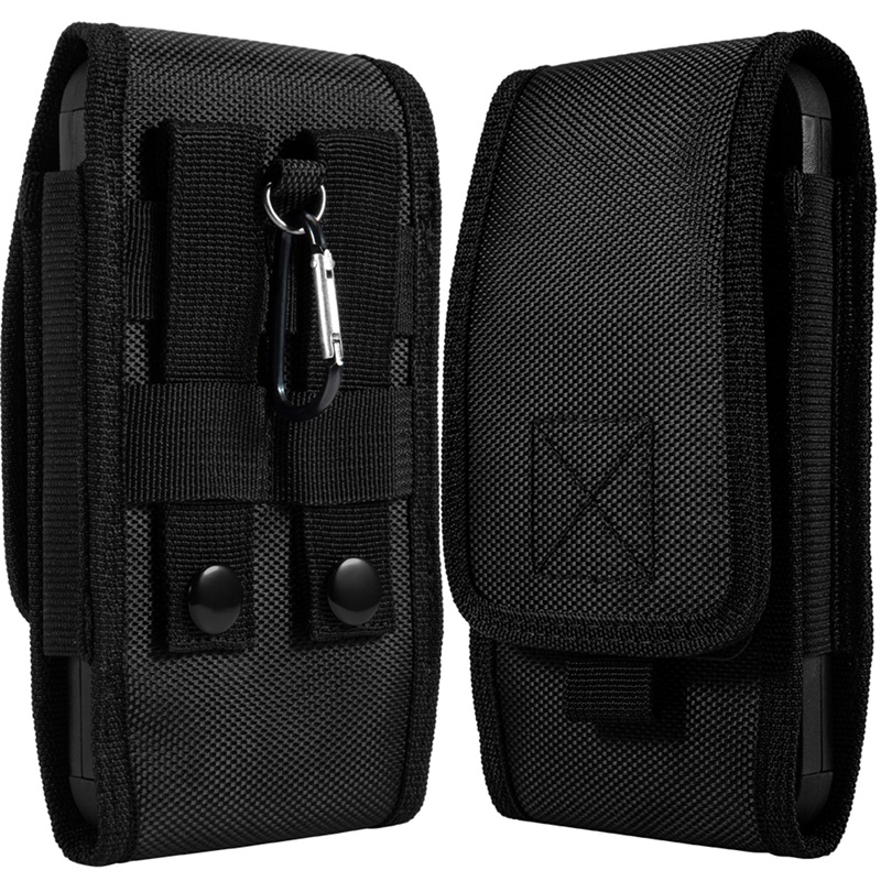 Picture of LUXMO Large Vertical Universal Nylon Pouch w/ Card Slot - Black