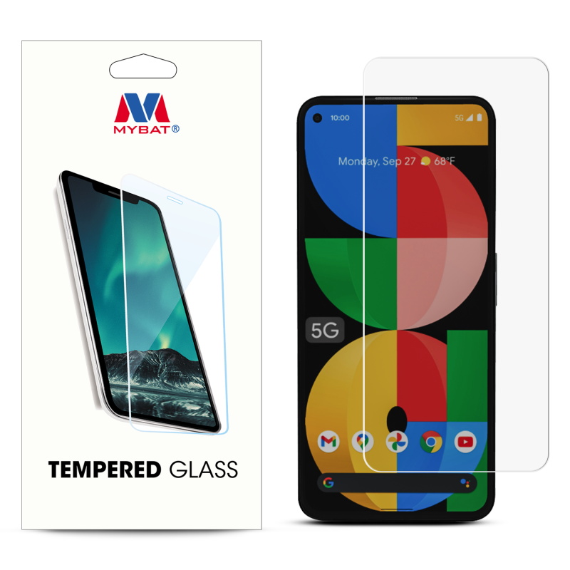 Picture of MyBat Tempered Glass Screen Protector (2.5D) for Google Pixel 5a - Clear