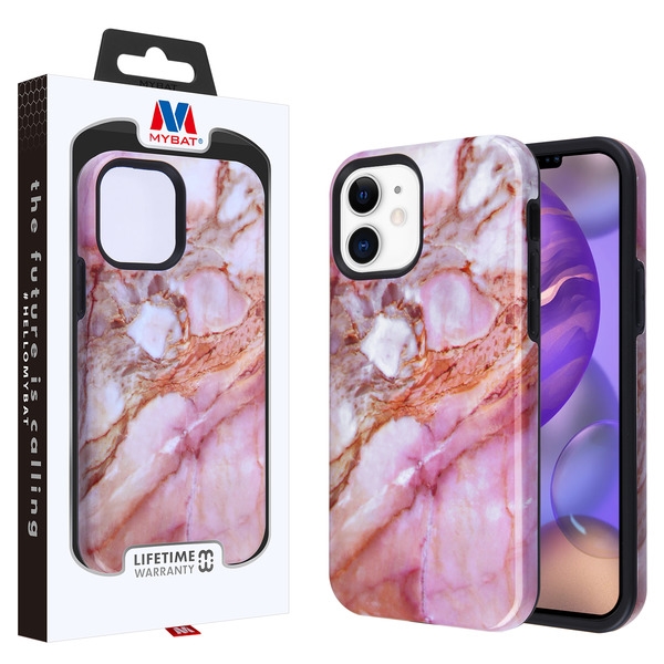 Picture of MyBat Fuse Series Case for Apple iPhone 12 mini (5.4) - Pink Marble