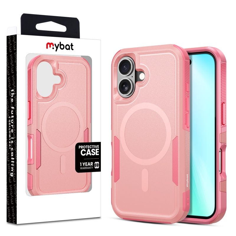 Picture of MyBat Fortress Series for Apple iPhone 16 - Pink