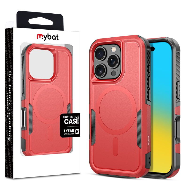 Picture of MyBat Fortress Series for Apple iPhone 16 Pro - Red