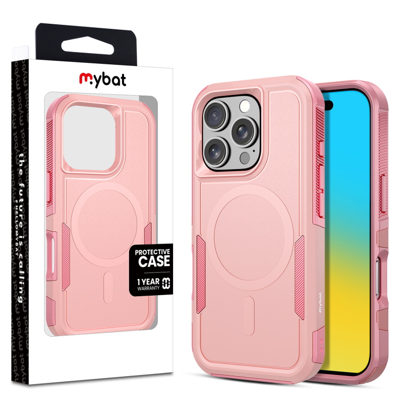 Picture of MyBat Fortress Series for Apple iPhone 16 Pro - Pink