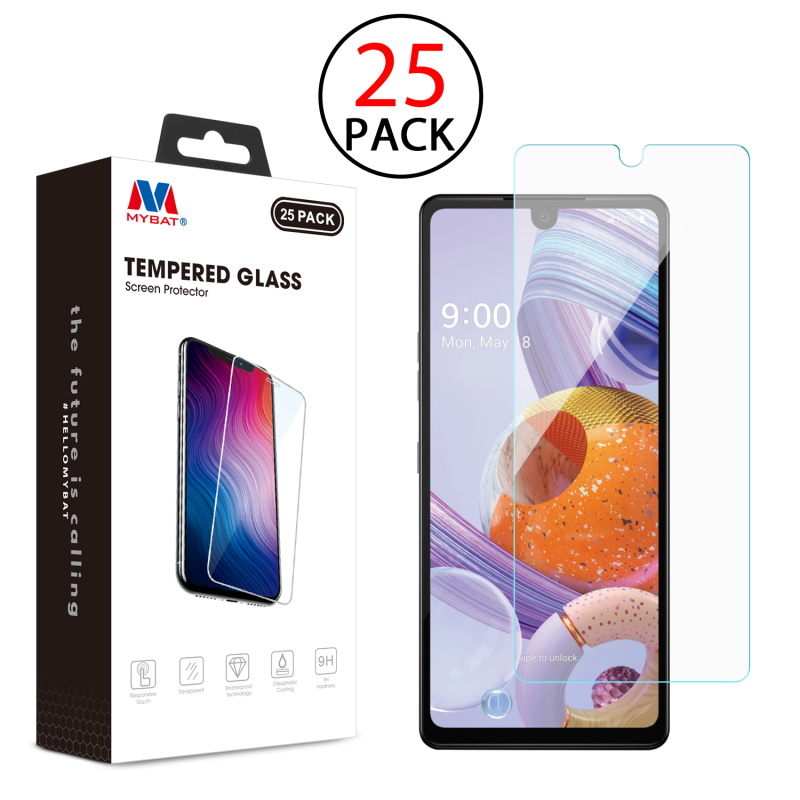 Picture of MyBat Tempered Glass Screen Protector (2.5D)(25-pack) for Lg Stylo 6 - Clear