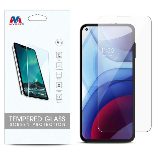 Picture of MyBat Tempered Glass Screen Protector (2.5D) for Motorola Moto G Power (2021) - Clear