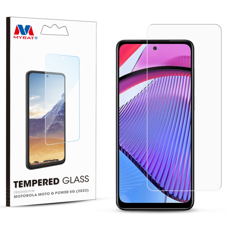 Picture of MyBat Tempered Glass Screen Protector (2.5D) for Motorola Moto G Power 5G (2023) - Clear