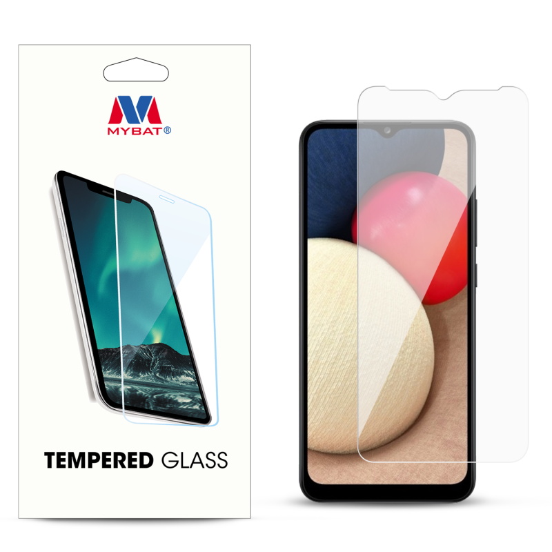 Picture of MyBat Tempered Glass Screen Protector (2.5D) for Samsung Galaxy A02s/Galaxy A037U / Galaxy A03s - Clear