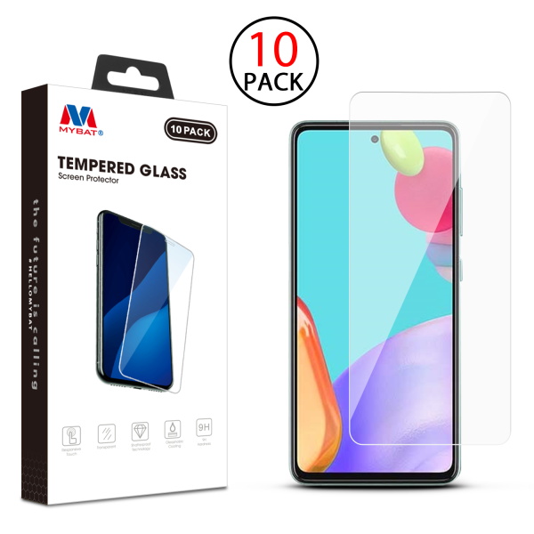 Picture of MyBat Tempered Glass Screen Protector (2.5D)(10-pack) for Samsung Galaxy A52 5G/Galaxy S20 Fan Edition / Galaxy A51 / Galaxy A51 5G / Galaxy A53 5G / Galaxy A33 5G - Clear