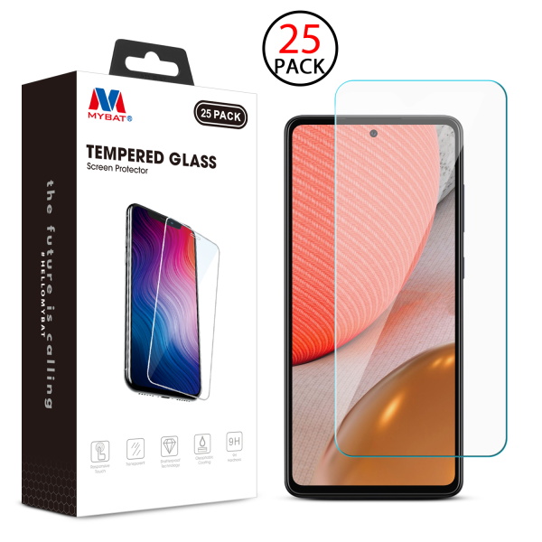 Picture of MyBat Tempered Glass Screen Protector (2.5D)(25-pack) for Samsung Galaxy A72 5G - Clear