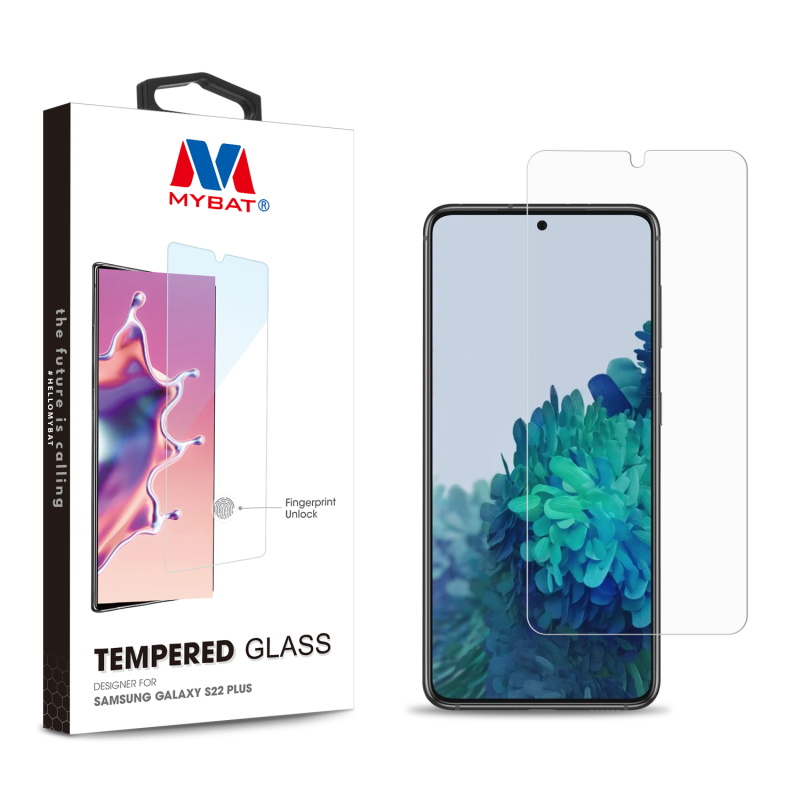 Picture of MyBat Tempered Glass Screen Protector (2.5D) for Samsung Galaxy S22 Plus - Clear