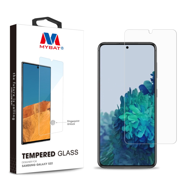 Picture of MyBat Tempered Glass Screen Protector (2.5D) for Samsung Galaxy S22 - Clear