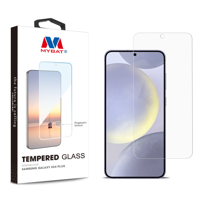 Picture of MyBat Tempered Glass Screen Protector (2.5D) for Samsung Galaxy S24 Plus - Clear