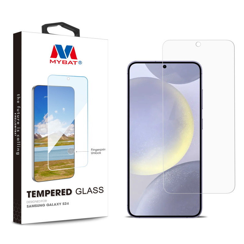 Picture of MyBat Tempered Glass Screen Protector (2.5D) for Samsung Galaxy S24 - Clear