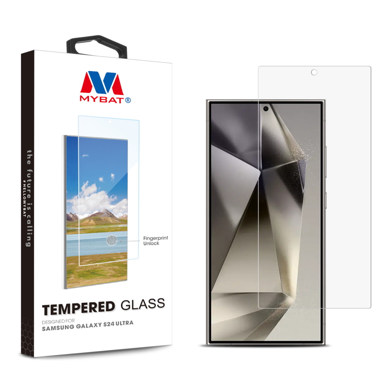 Picture of MyBat Tempered Glass Screen Protector (2.5D) for Samsung Galaxy S24 Ultra - Clear