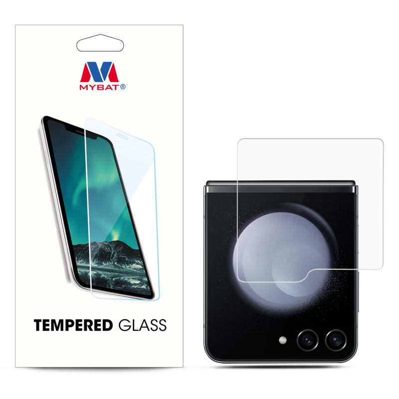 Picture of MyBat Tempered Glass Screen Protector (2.5D) for Samsung Galaxy Z Flip5 - Clear