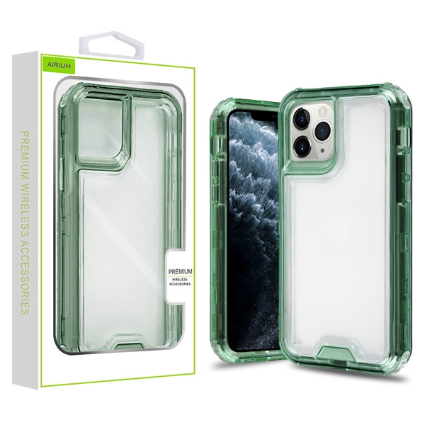 Picture of Airium Hybrid Protector Cover for Apple iPhone 11 Pro - Transparent Green / Transparent Clear