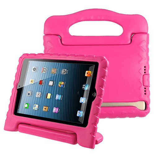 Picture of Airium Handbag Kids Drop-resistant Protector Cover for Apple iPad mini (A1432,A1454,A1455)/iPad mini (2019) / iPad mini 4 (A1538,A1550) - Hot Pink