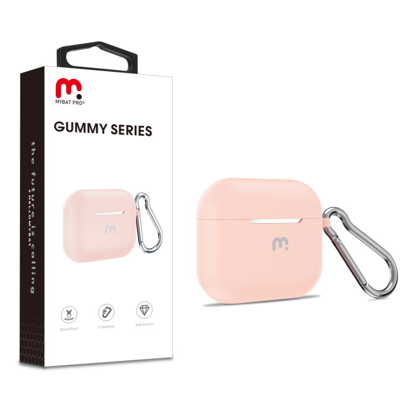 Picture of MyBat Pro Gummy Series Case for Apple AirPods 3 - Pink