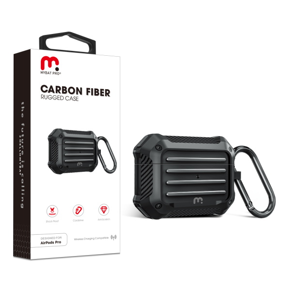 Picture of MyBat Pro Carbon Fiber Series Case for Apple AirPods Pro - Black