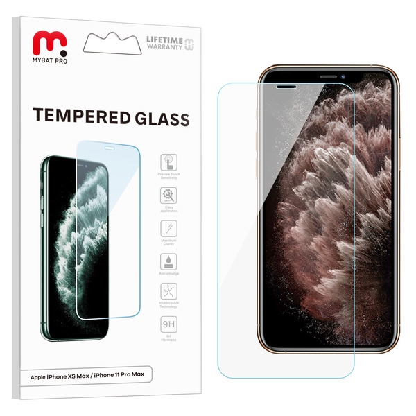 Picture of MyBat Pro  Tempered Glass Screen Protector for Apple iPhone 11 Pro Max / iPhone XS Max - Clear