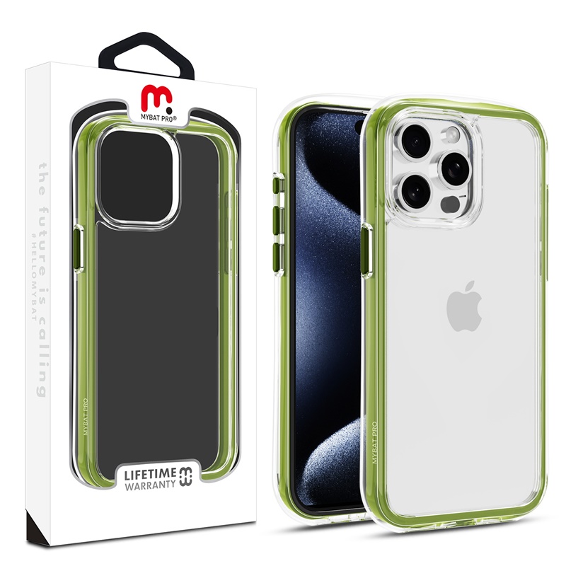 Picture of MyBat Pro Air-Filled Case for iPhone 15 Pro (6.1) for Apple iPhone 15 Pro (6.1) - Green