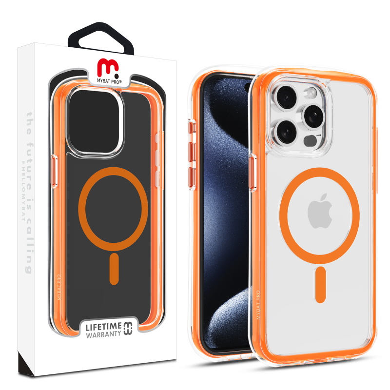 Picture of MyBat Pro Air-Filled Case with MagSafe for iPhone 15 Pro Max (6.7) for Apple iPhone 15 Pro Max (6.7) - Orange