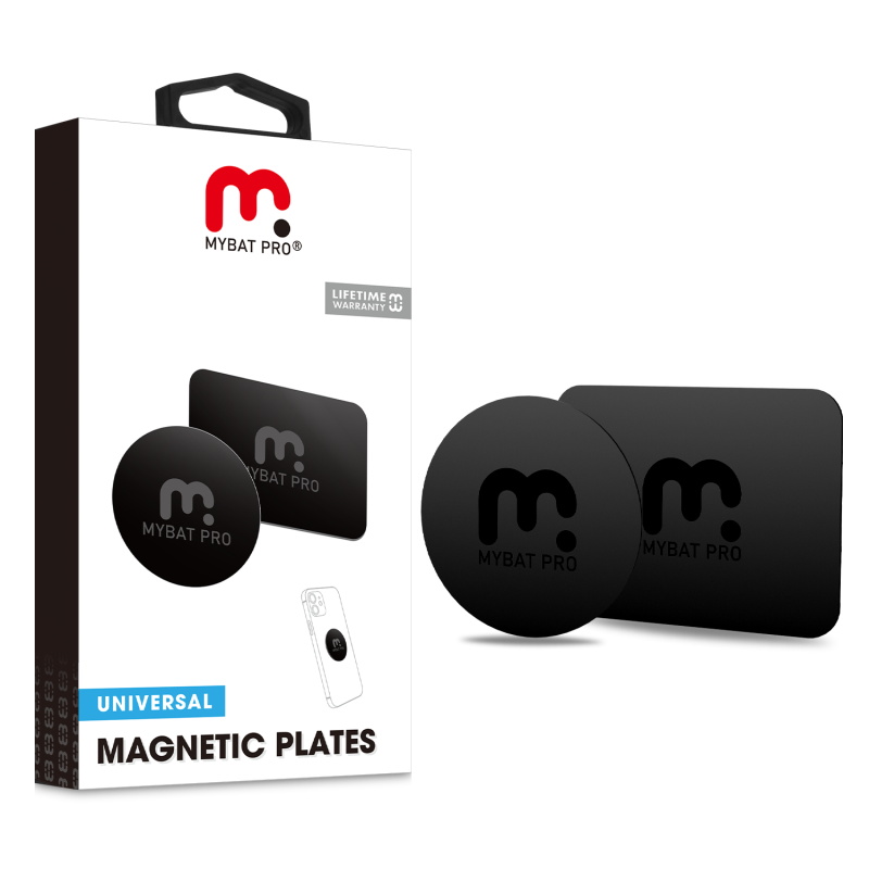 Picture of MyBat Pro Universal Magnetic Plates (2-Pack) - Black