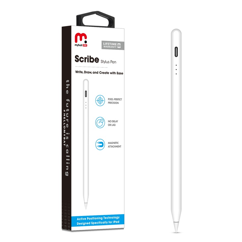 Picture of MyBat Pro Scribe Stylus Pen (Active & Capacitive) - White