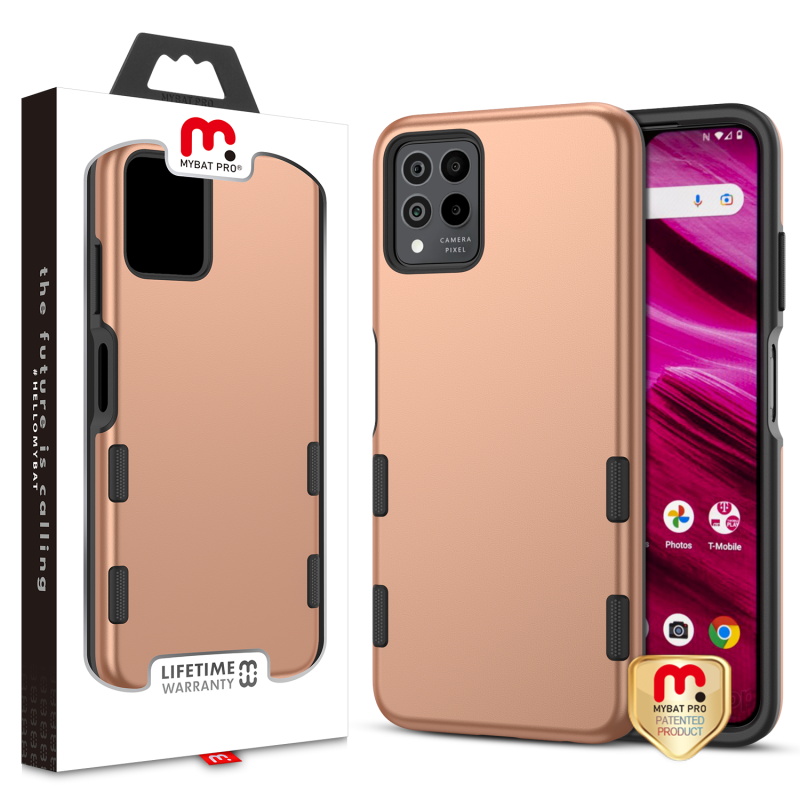 Picture of MyBat Pro TUFF Subs Series Case for T-mobile REVVL 6 Pro 5G - Rose Gold