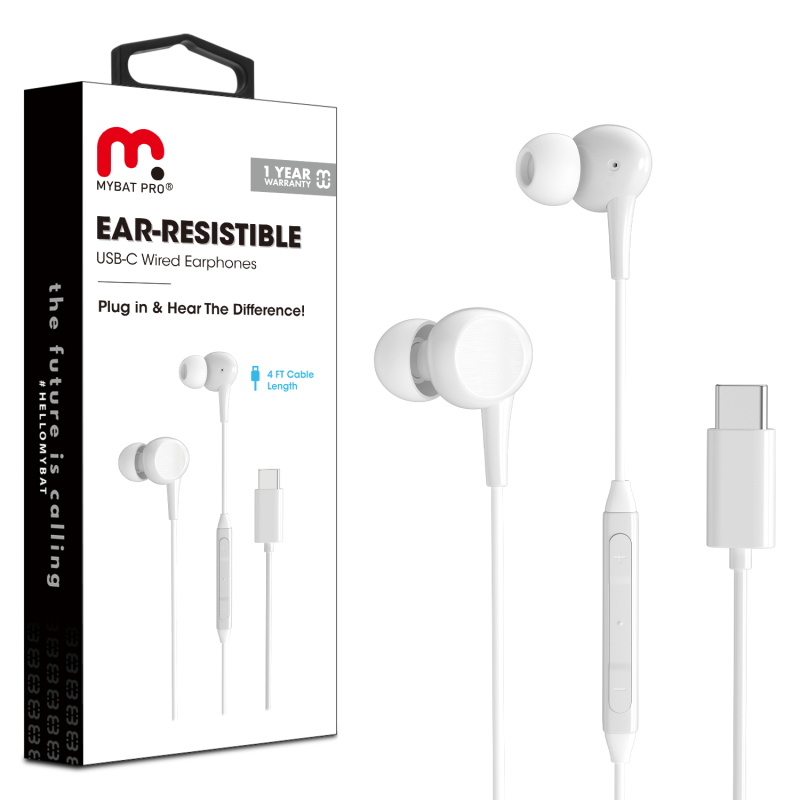 Picture of MyBat Pro USB-C Digital Audio Earphone - White