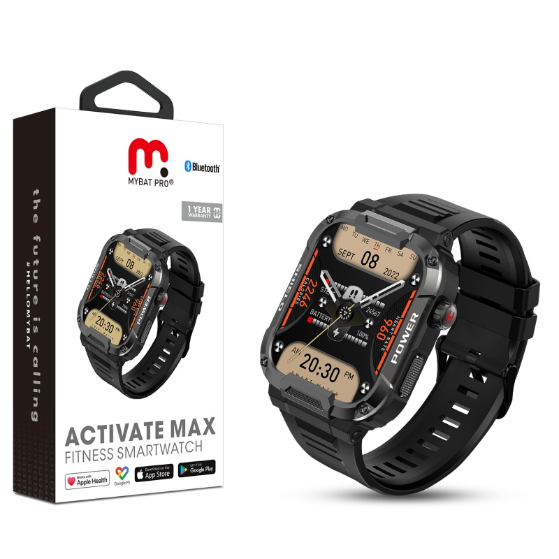 Picture of MyBat Pro Activate Max Fitness Smartwatch - Black