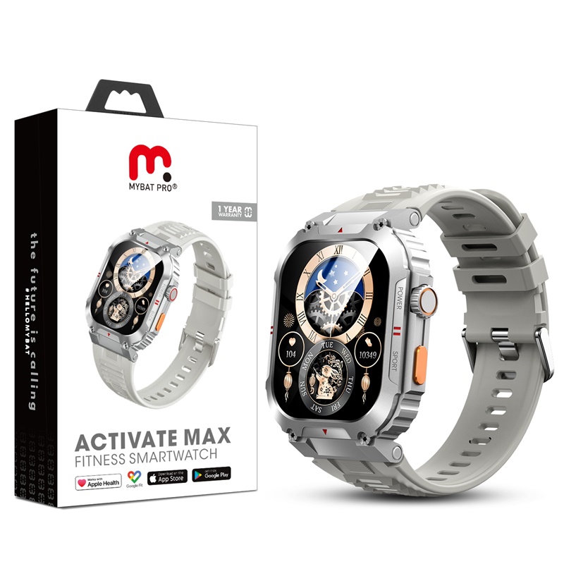 Picture of MyBat Pro Activate Max Fitness Smartwatch - Silver