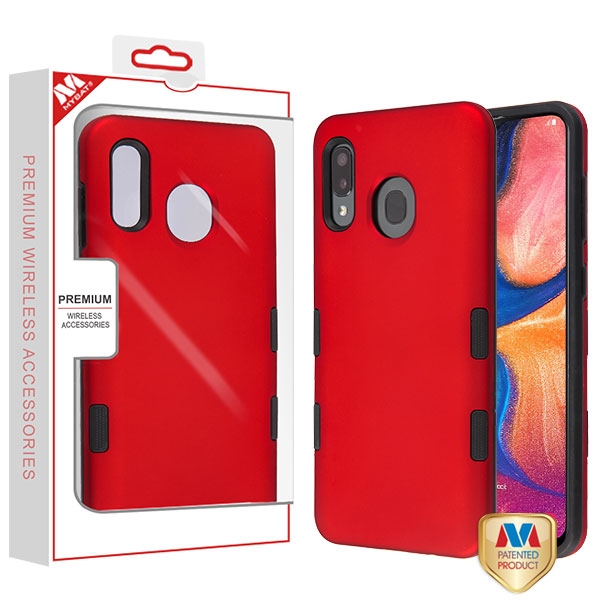 Picture of MyBat TUFF Subs Series Case for Samsung Galaxy A20 - Red