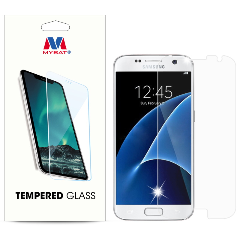 Picture of MyBat Tempered Glass Screen Protector (2.5D) for Samsung G930 (Galaxy S7) / G920 (Galaxy S6) - Clear