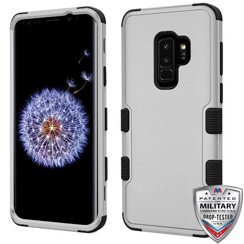 Picture of MyBat TUFF Series Case for Samsung Galaxy S9 Plus - Natural Gray / Black