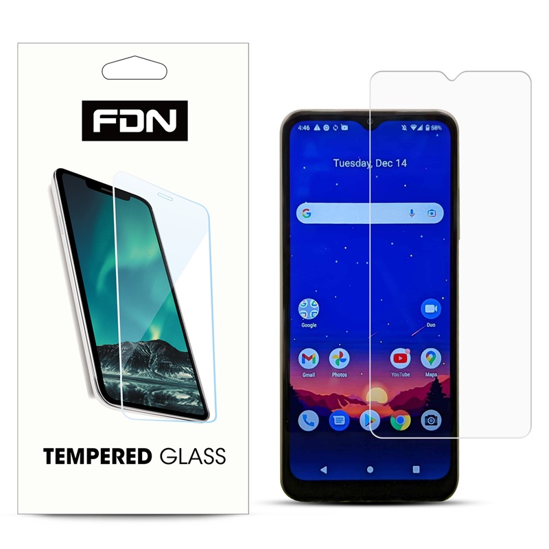 Picture of FDN Tempered Glass Screen Protector (2.5D) for Boost Celero 5G SC / Summit 5G Clear